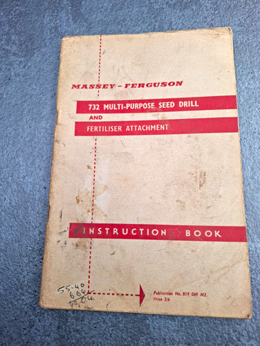 Massey ferguson 732 seed - seed, drill