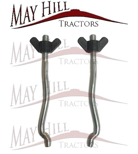 Pair bonnet catch with wing - pair, of
