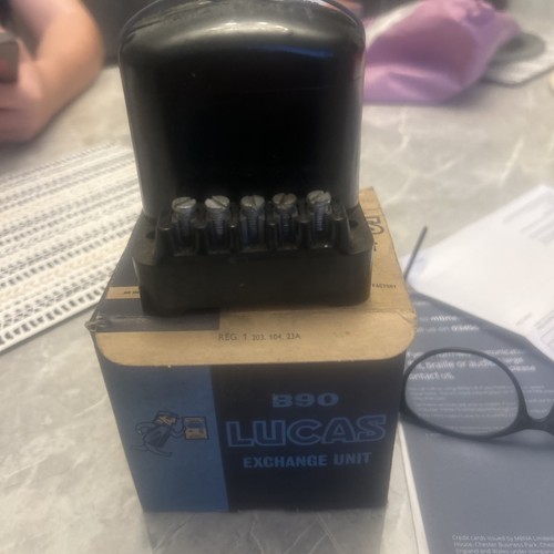 Lucas voltage regulator - lucas,