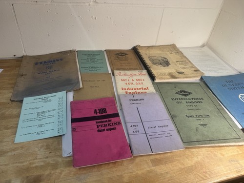 Vintage tractor manuals job - 15,